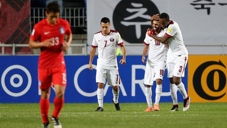 فيديو.. العنابي القطري يفاجئ الشمشون الكوري