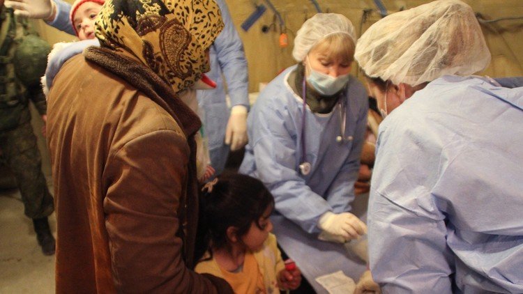 الأطباء الروس منعوا انتشار الأوبئة في حلب