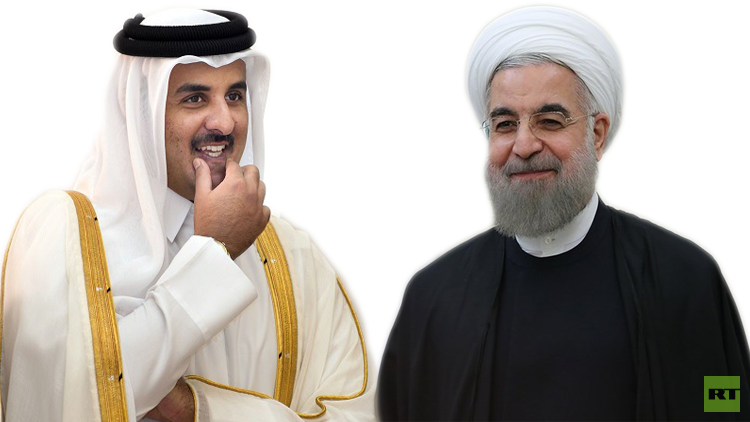ما فحوى رسالة الرئيس الإيراني لأمير قطر؟
