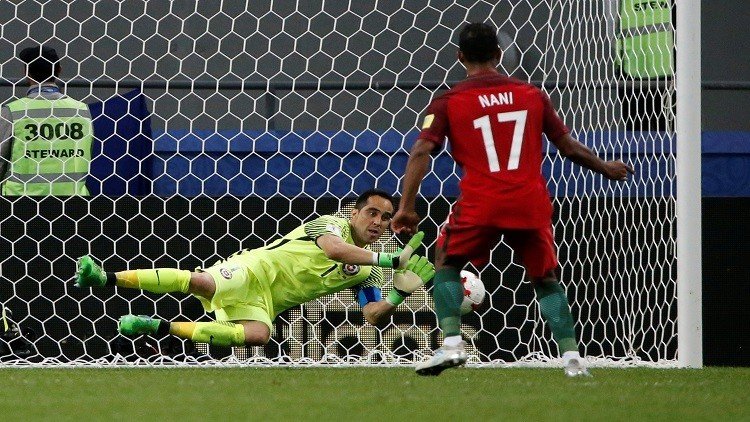 كأس القارات.. برافو أفضل لاعب في لقاء تشيلي وبرازيل أوروبا