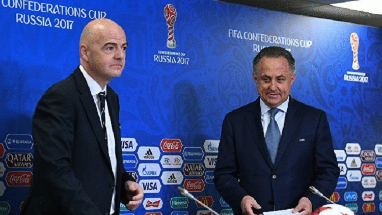 رئيس الفيفا يشكر روسيا على الاستضافة الناجحة لكأس القارات