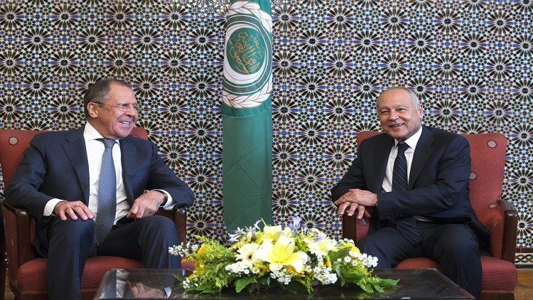 لافروف وأبو الغيط يبحثان أزمات الشرق الأوسط 