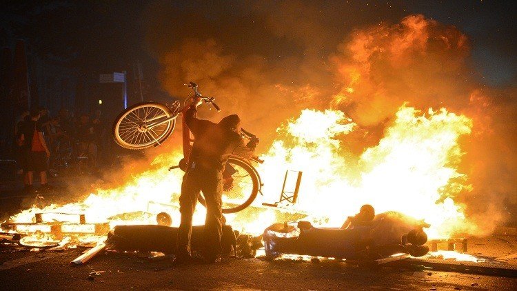 استمرار أعمال الشغب في هامبورغ رغم انتهاء قمة "G20" 