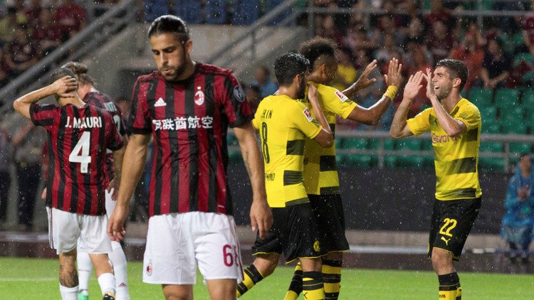 دورتموند يهزم ميلان في كأس الأبطال