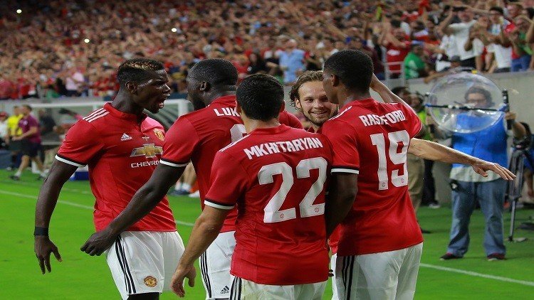 مانشستر يونايتد يهزم غريمه السيتي في الكأس الدولية للأبطال