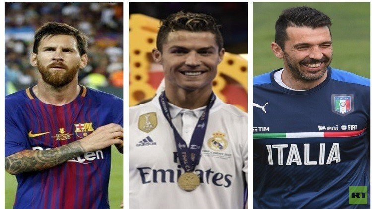 رونالدو في منافسة مع ميسي وبوفون على جائزة أفضل لاعب في أوروبا