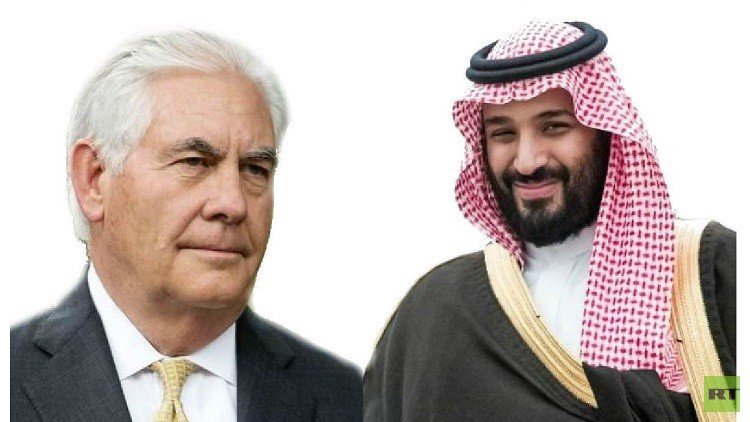 بعد انتقاده الحريات الدينية في المملكة.. تيلرسون يهاتف ولي العهد السعودي