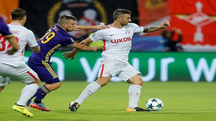 دوري الأبطال.. سبارتاك موسكو وماريبور السلوفيني يتقاسمان نقاط المباراة