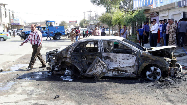  قتيل وعشرة جرحى بتفجير في كركوك شمال العراق