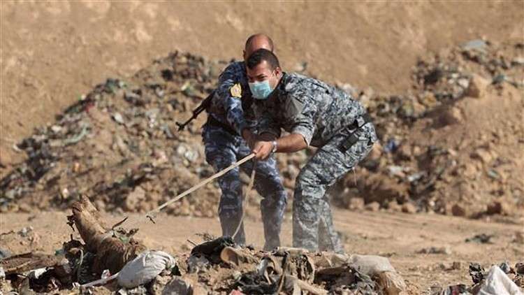 "الحشد الشعبي" يعثر على مقبرة تضم 40 "داعشيا" 