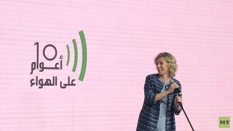 زاخاروفا: بدأت أتعلم اللغة العربية وهنيئا لـ"RT" عيدها العاشر
