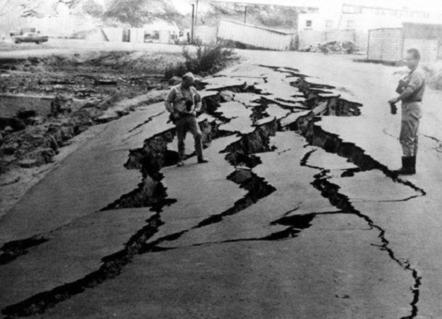 زلزال يونغاي: عام 1970، زلزال بقوة 8 على مقياس ريختر في بيرو، راح ضحيته حوالى 75 ألف حالة وفاة.