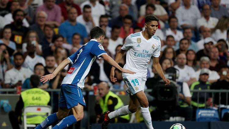 حكيمي أول عربي يلعب في ريال مدريد
