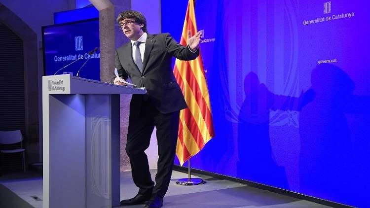 زعيم كتالونيا يدعو إلى وساطة دولية في الأزمة مع مدريد