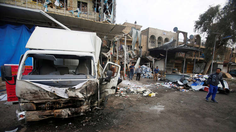 قتيلان وأربعة جرحى بتفجير في الحسينية شمالي بغداد