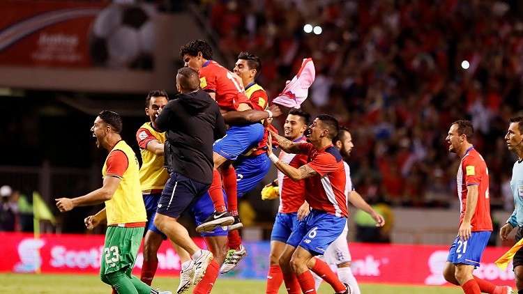 كوستاريكا تلحق بركب المتأهلين إلى مونديال روسيا 