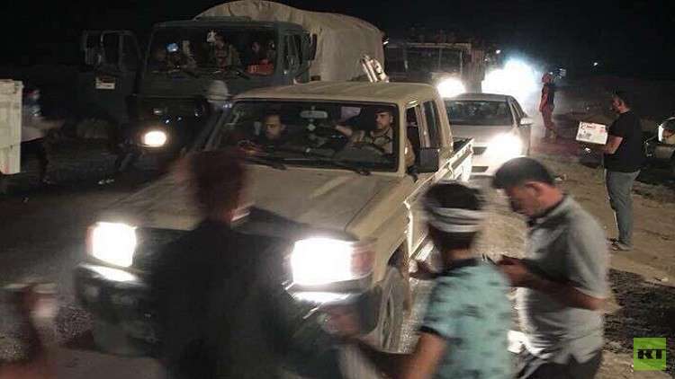 القوات العراقية تتحرك باتجاه كركوك للسيطرة على  بعض المواقع (فيديو)