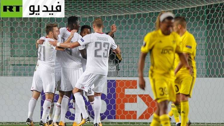 قطار موسكو يعود بنقطة إلى محطته