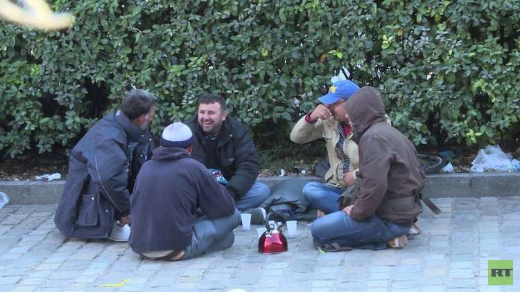 أوضاع مأساوية للاجئين في فرنسا 
