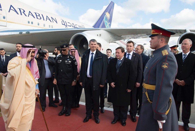 الملك سلمان يغادر روسيا