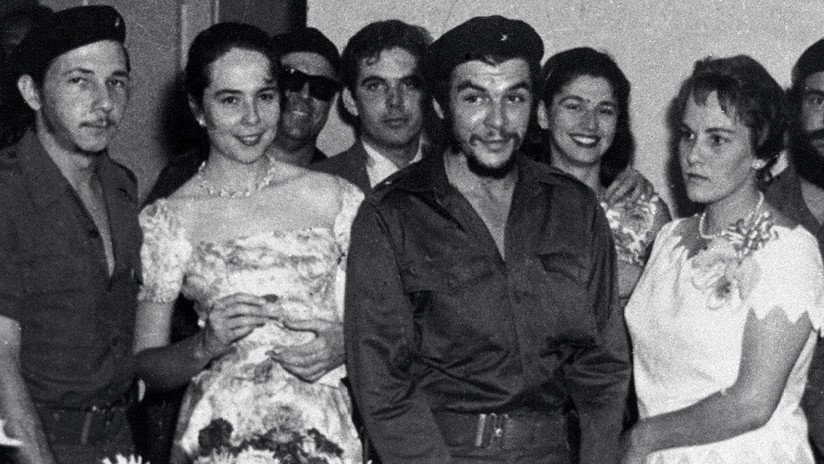 تشي جيفارا وزوجنه في حفل زواج -هافانا 1959