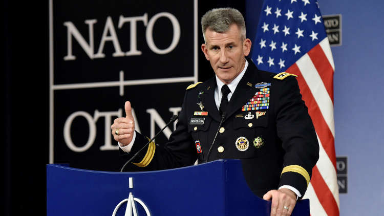 قائد بعثة الناتو "الدعم الحازم" يدعو روسيا للتعاون في أفغانستان 