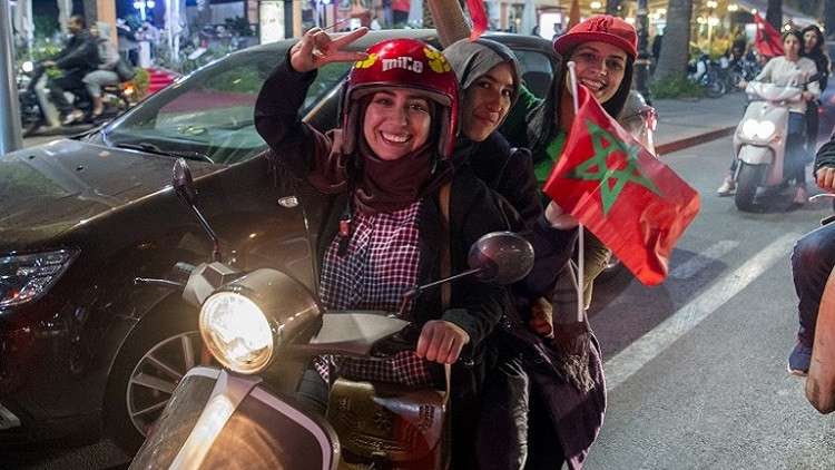 احتفالات تونس والمغرب بالتأهل لمونديال روسيا 2018