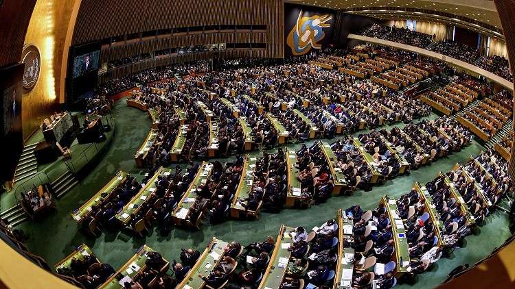 لجنة الجمعية العامة للأمم المتحدة تعتمد  قرارا مناهضا لروسيا