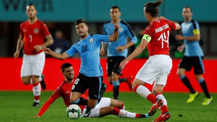 بالفيديو.. أهداف لقاء النمسا والأوروغواي