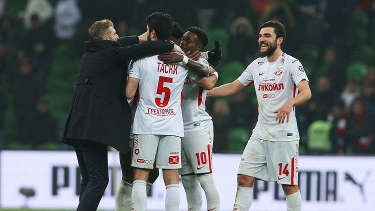 سبارتاك يقسو على مضيفه كراسنودار في الدوري الروسي