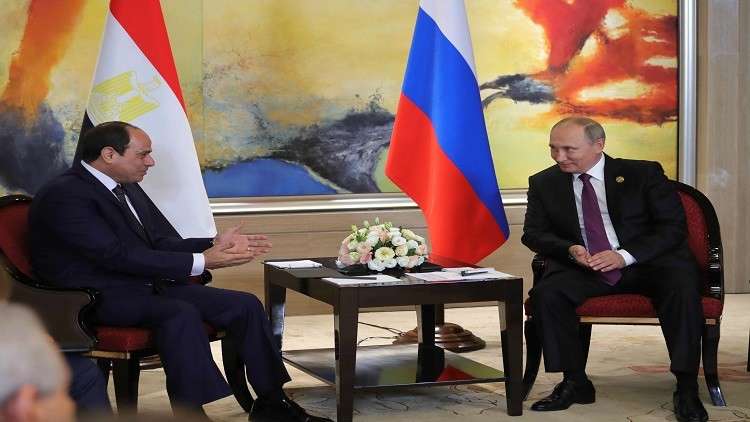 بوتين يبحث مع السيسي مشاريع الطاقة النووية