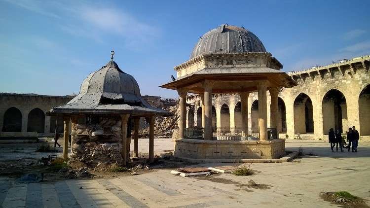 روسيا تخصص أموالا لترميم الجامع الأموي في حلب