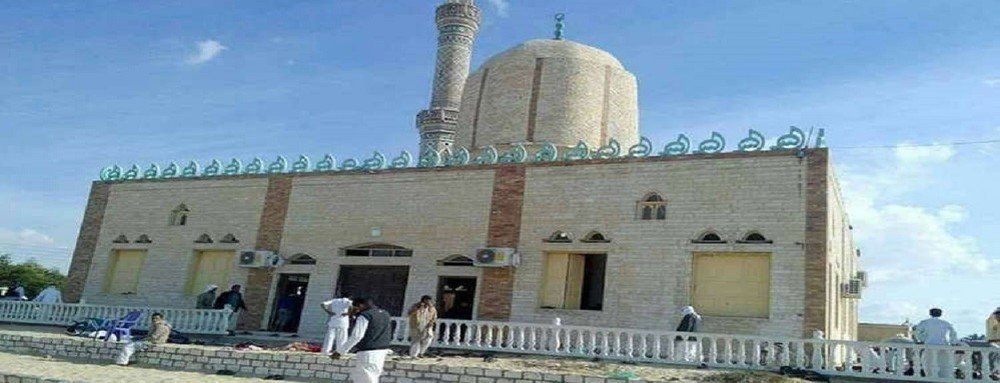 مجزرة مسجد الروضة بسيناء 