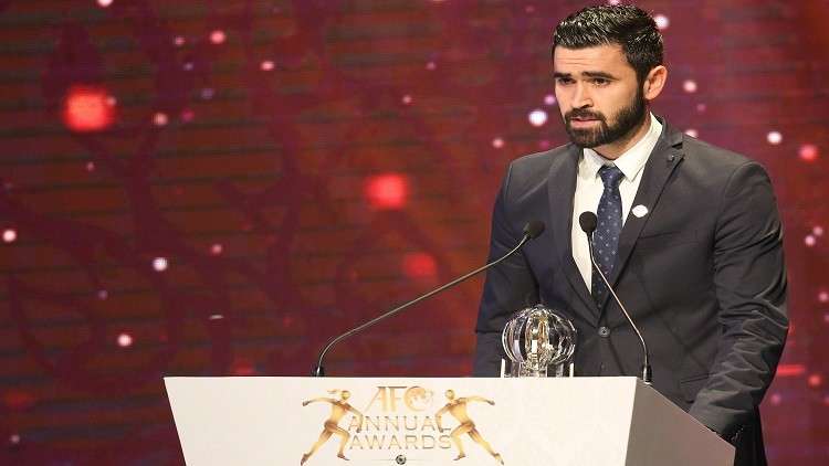 خريبين يتوّج بلقب أفضل لاعب في آسيا عام 2017
