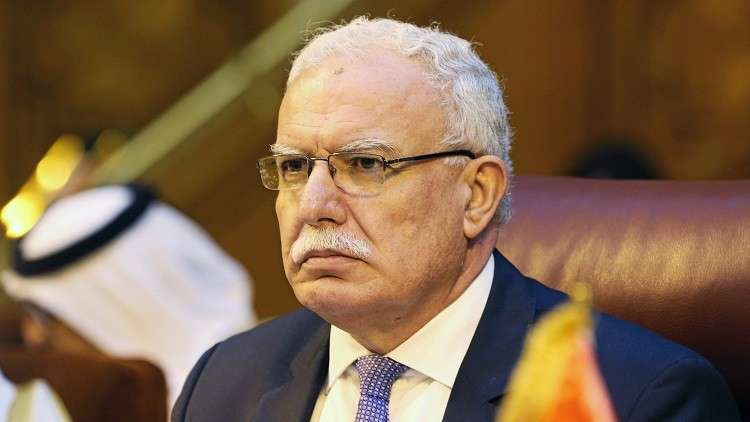 وزير الخارجية الفلسطيني: لن يكون لواشنطن أي دور في عملية السلام