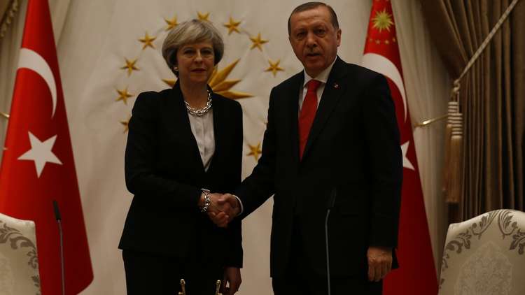 أردوغان وماي ينتقدان الموقف الأمريكي من القدس