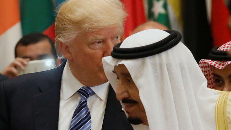 ترامب يجري اتصالا هاتفيا مع الملك السعودي