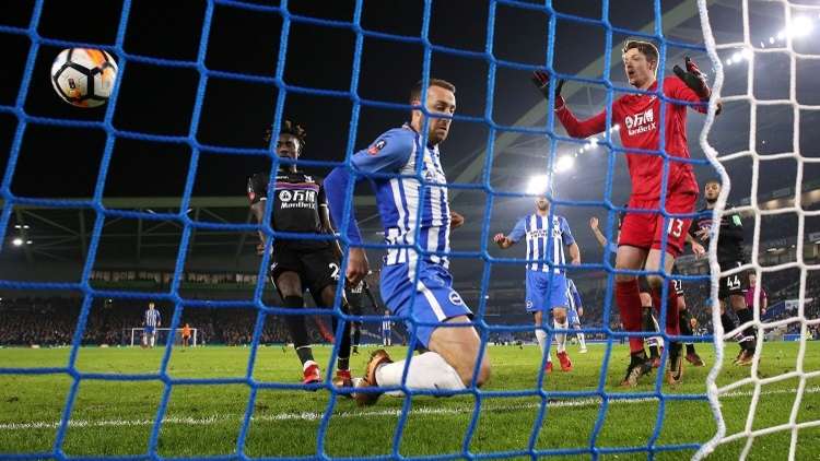 برايتون يطيح بضيفه كريستال بالاس من كأس الاتحاد الإنجليزي .. فيديو