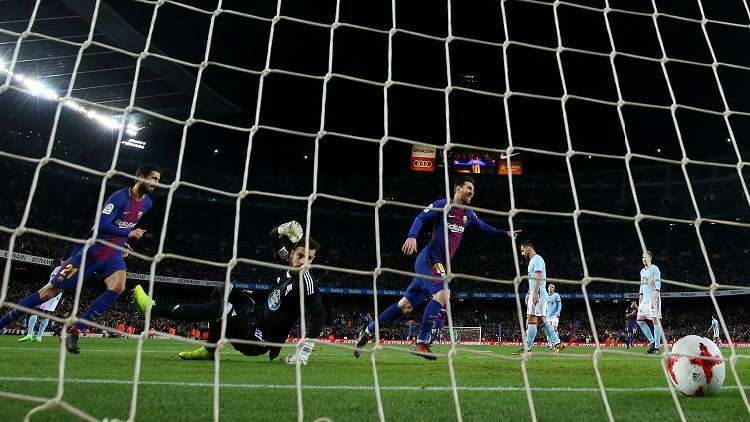 بالفيديو.. برشلونة يجهز على فيغو في كأس إسبانيا