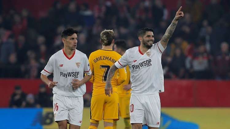 بالفيديو.. إشبيلية يقصي أتلتيكو مدريد من كأس الملك