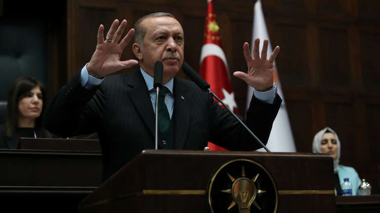 أردوغان: داعش أصبح ذريعة لتكديس الأسلحة في سوريا