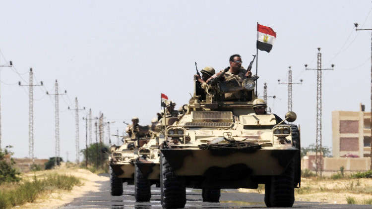 الجيش المصري يطلق عملية واسعة ضد العناصر الإرهابية في سيناء