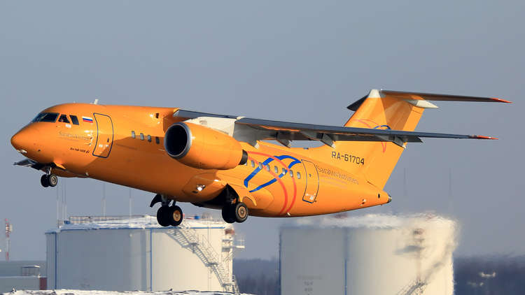 طائرة ركاب روسية من طراز "An-148" تابعة لشركة "ساراتوف" الجوية