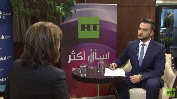 مقابلة خاصة مع بثينة شعبان على هامش منتدى فالداي
