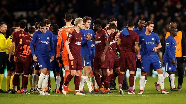 نجم برشلونة قد يلحق بمباراة تشيلسي