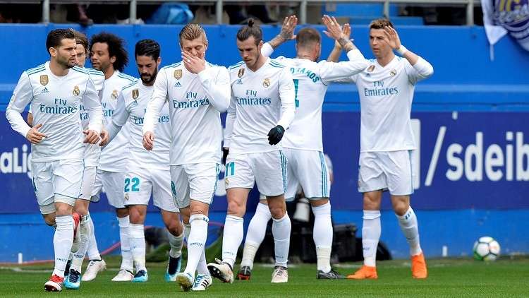 شاهد.. رونالدو ينقذ ريال مدريد من كمين إيبار