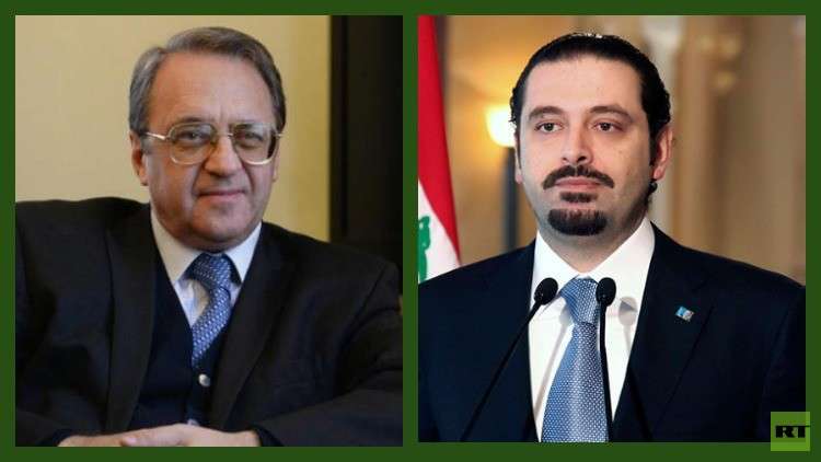 بوغدانوف يبحث مع الحريري الوضع في لبنان