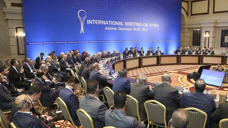 أول لقاء لمجموعة العمل الخاصة بالمعتقلين السوريين في أستانا 