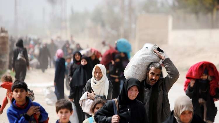 الدفاع الروسية تتوقع إجلاء 20 ألف مدني عن الغوطة الشرقية اليوم 