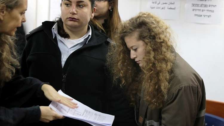 التوصل لصفقة في قضية عهد التميمي 